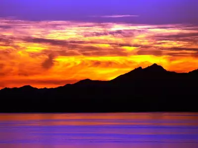 Puget Sound, Olympic Mountains, Washington