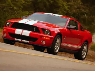 Red Shelby Cobra GT500 Mustang