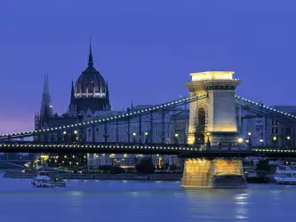 Chain Bridge Budapest Hungary