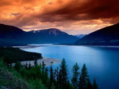 Upper Arrow Lake in British Columbia - Canada