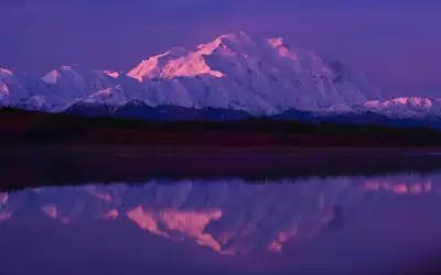 Mountains with Mirror Lake