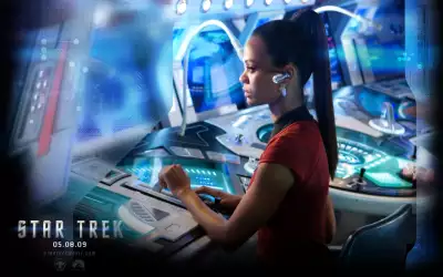Zoe Saldana In Star Trek