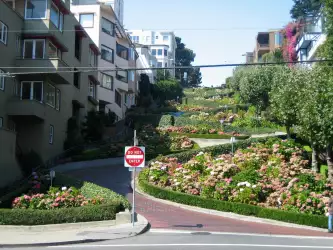 Lombard Street In San Francisco