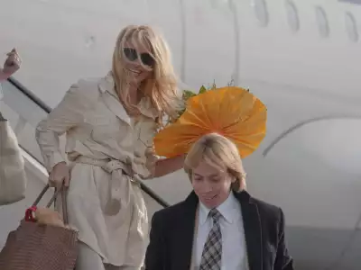 Pamela Anderson At Vienna Airport