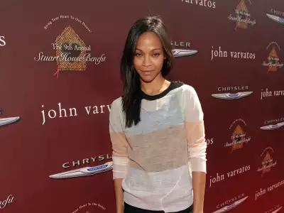 Zoe Saldana In Los Angeles