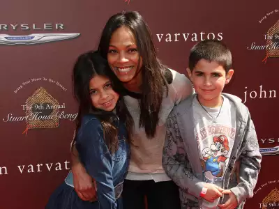 Zoe Saldana In Los Angeles