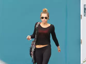 Miley Cyrus After The Gym In Hollywood