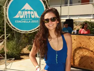 Nina Dobrev At Coachella Pool Party