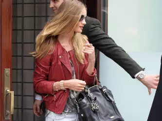 Rosie Huntington Whiteley In NYC