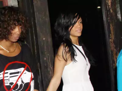 Rihanna Leaving The Roxbury