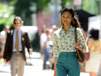 Zoe Saldana In NYC