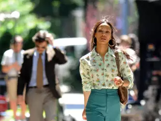 Zoe Saldana In NYC
