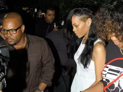 Rihanna Leaving The Roxbury