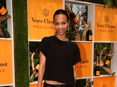 Zoe Saldana In Jersey City