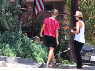 Scarlett Johansson Out And About Candids In Hollywood