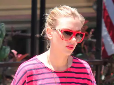 Scarlett Johansson Out And About Candids In Hollywood