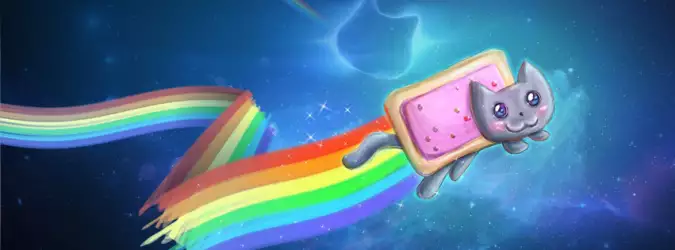 Cat and Rainbow