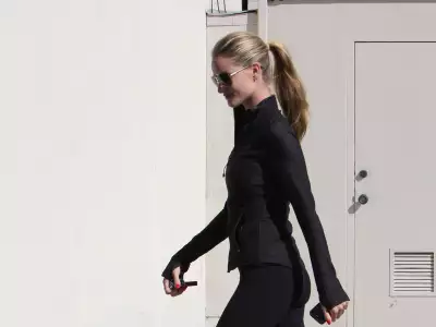 Rosie Huntington Whiteley Out And About Gym Candids In Beverly Hills