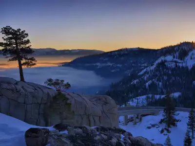 Winter Nature Sunset
