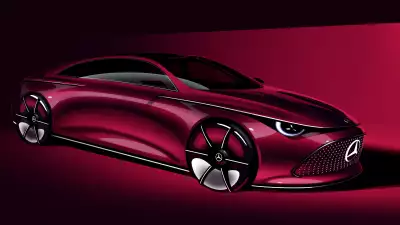 MercedesBenz Concept CLA Class Sketch Wallpaper