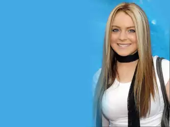 Lindsay Lohan White Busty